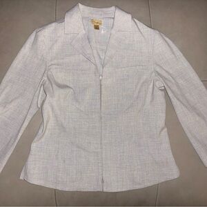 Caslon Women's Light Gray Blazer